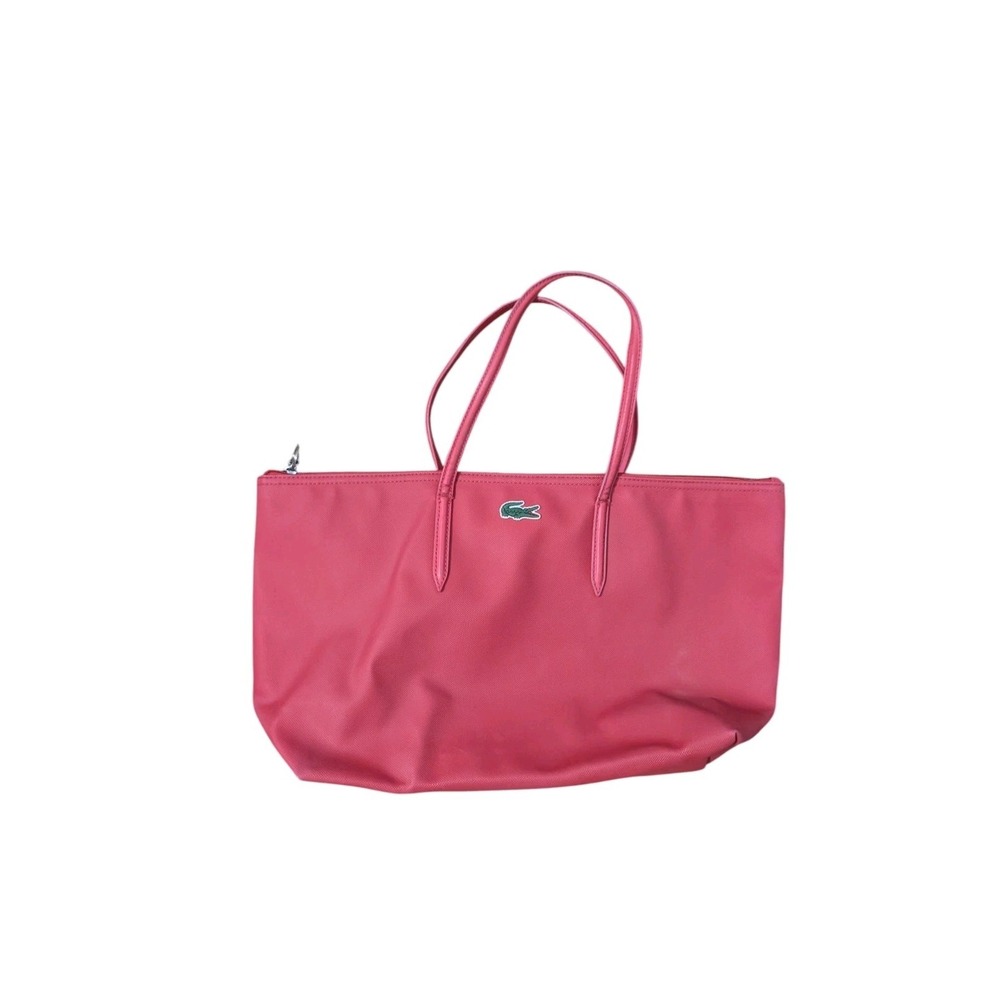 Lacoste Women's L.12.12 Concept Zip Tote Bag -pink